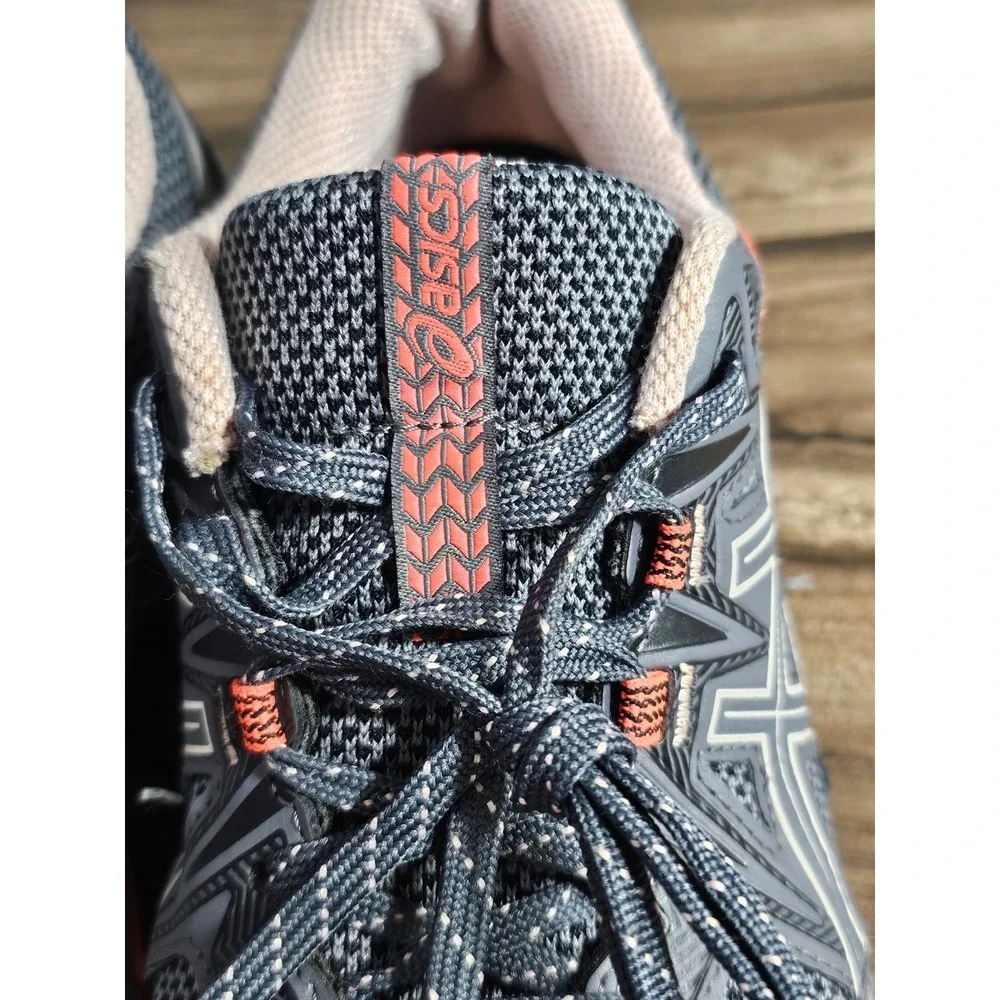 ASICS Women's Gel-Venture 8 Running Shoes Grey/Orange | Women's Size 8.5 Wide - Picture 15 of 16